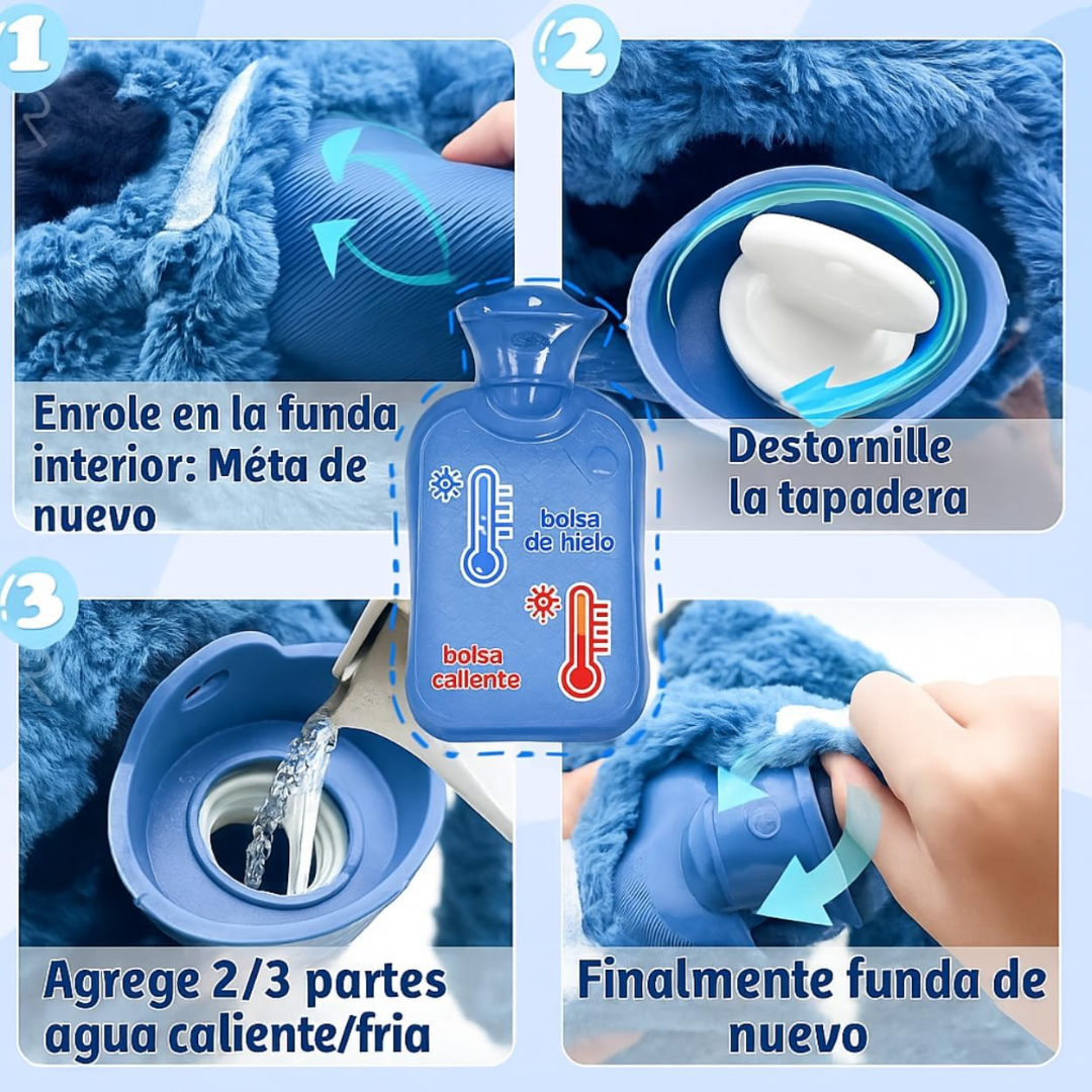Stitch peluche calentador